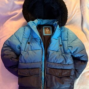 Stylish Blue Kids Puffer Jacket